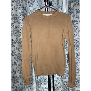 ZARA Knit Sweater w/ Elbow Patch Details Size: S